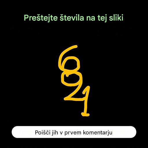 Preizkusite svoje orlovo oko: koliko številk vidite v tej optični iluziji?