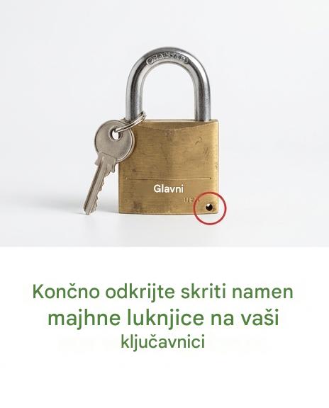 Skrivnost majhne luknje pod tvojo ključavnico je bila končno razkrita