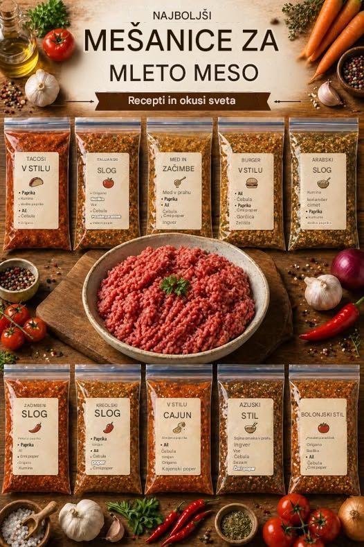 10 preprostih in okusnih domačih mešanic začimb