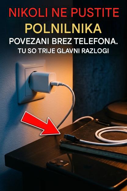 Ali vaš polnilnik ostane priključen brez razloga? Tri manj znane posledice te navade