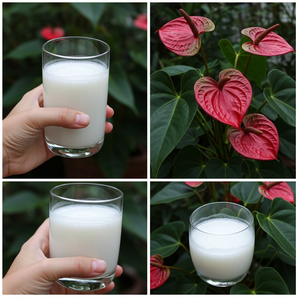 Anthurium, 1 žlica je dovolj za enostavno sprožitev cvetenja