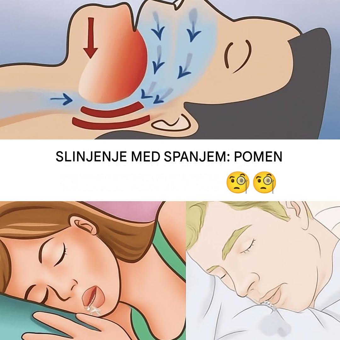 Če se med spanjem slinite, je to signal, ki vam ga daje vaše telo.
