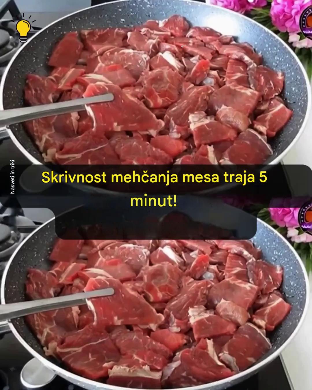 Nepričakovana skrivnost za popolnoma mehko meso v nekaj minutah