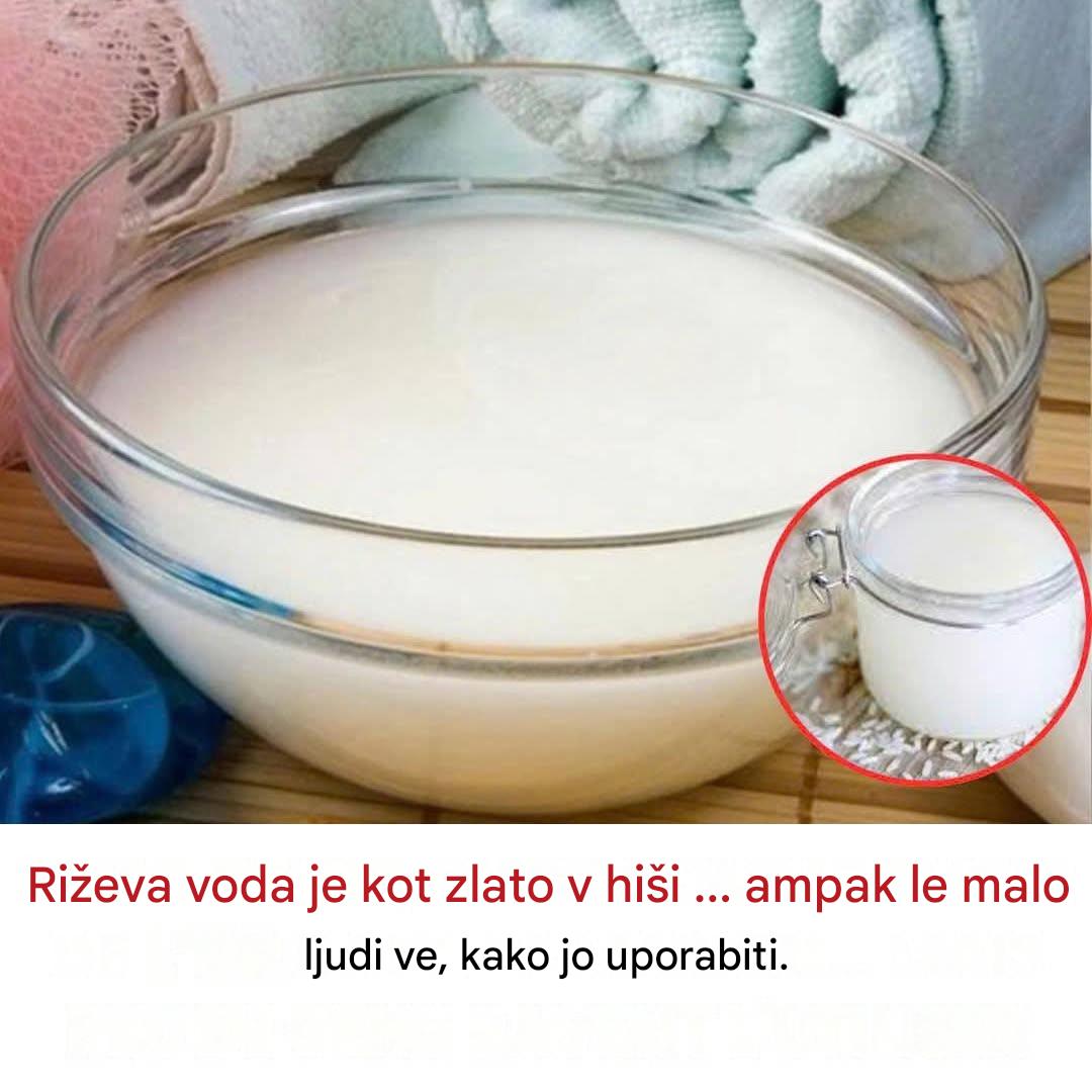 Riževa voda je pravi naravni zaklad doma