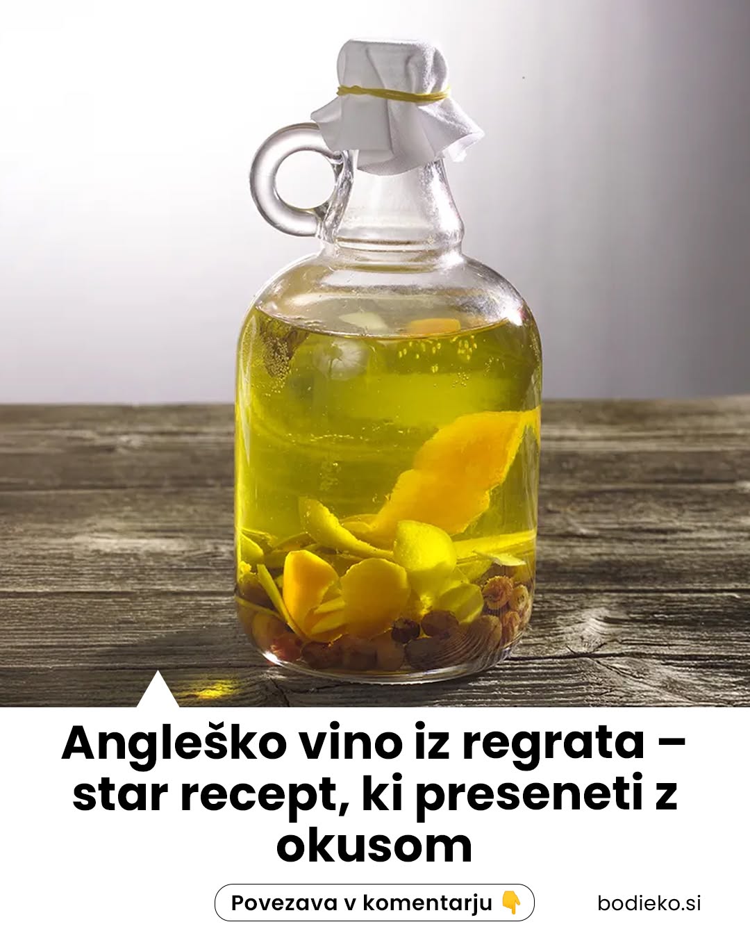 Angleško vino iz regrata