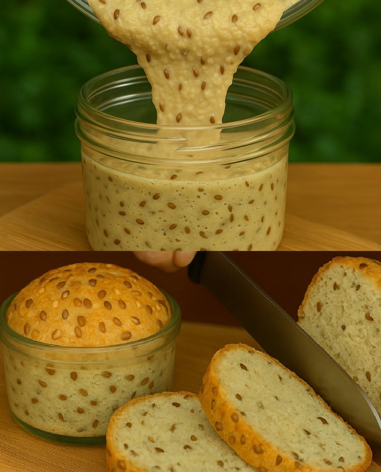 Nikoli ne jem bele moke! Minutni kruh v kozarcu za peko! Brez kvasa, brez sladkorja
