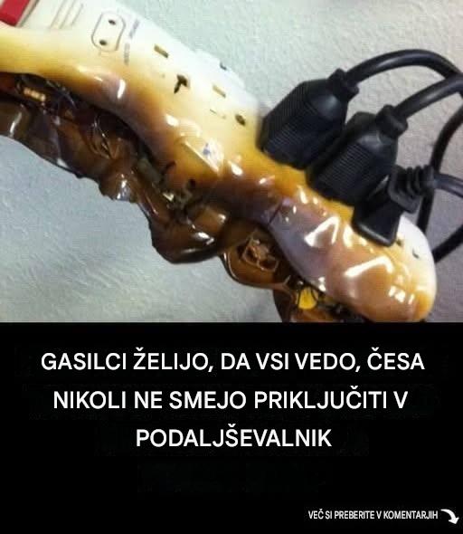 Stvari, ki jih nikoli ne smete priključiti na podaljšek