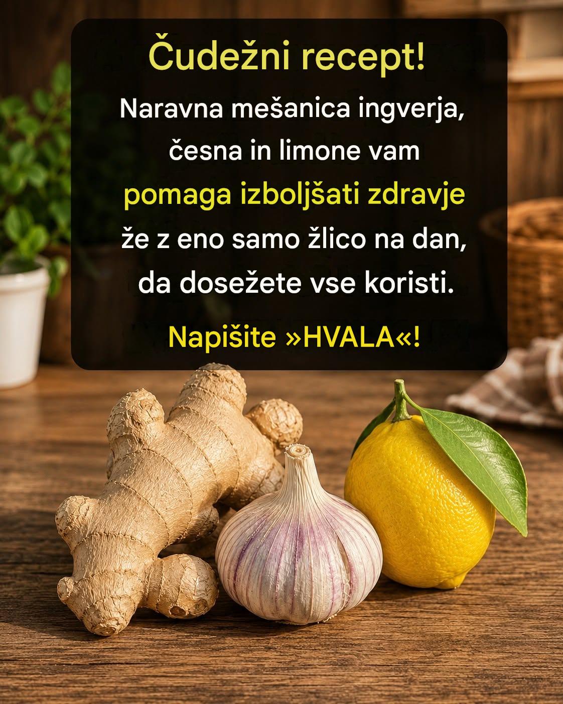 Nariban ingver + čebula + česen + limonin sok 🌿Samo ena čajna žlička … in vaše telo bo občutilo razliko 👉Odkrijte, kdaj in kako jo jemati 👀Več o 👇tem