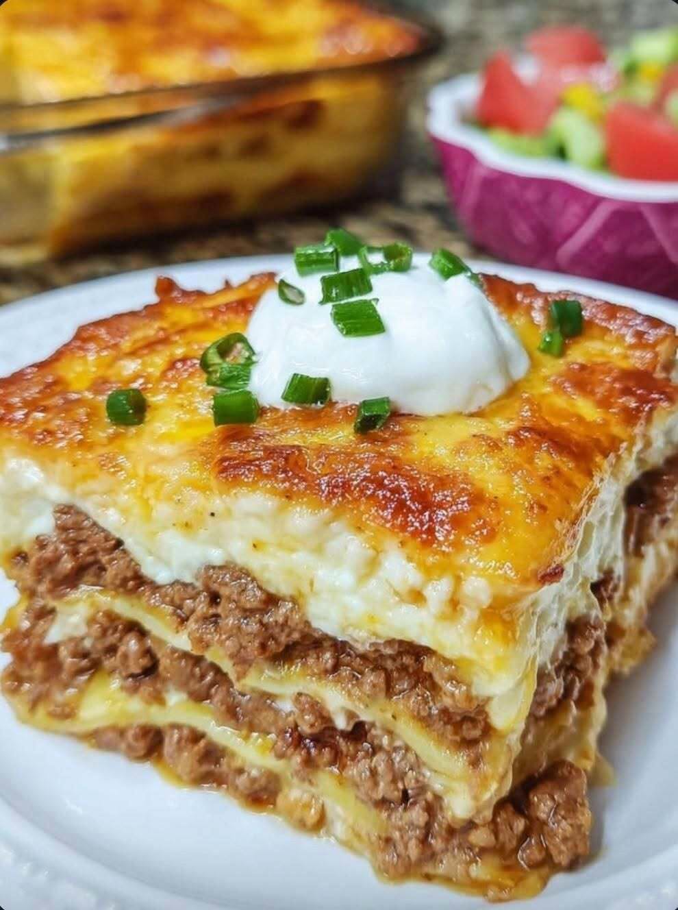 Recept za mehiško lazanjo z govedino