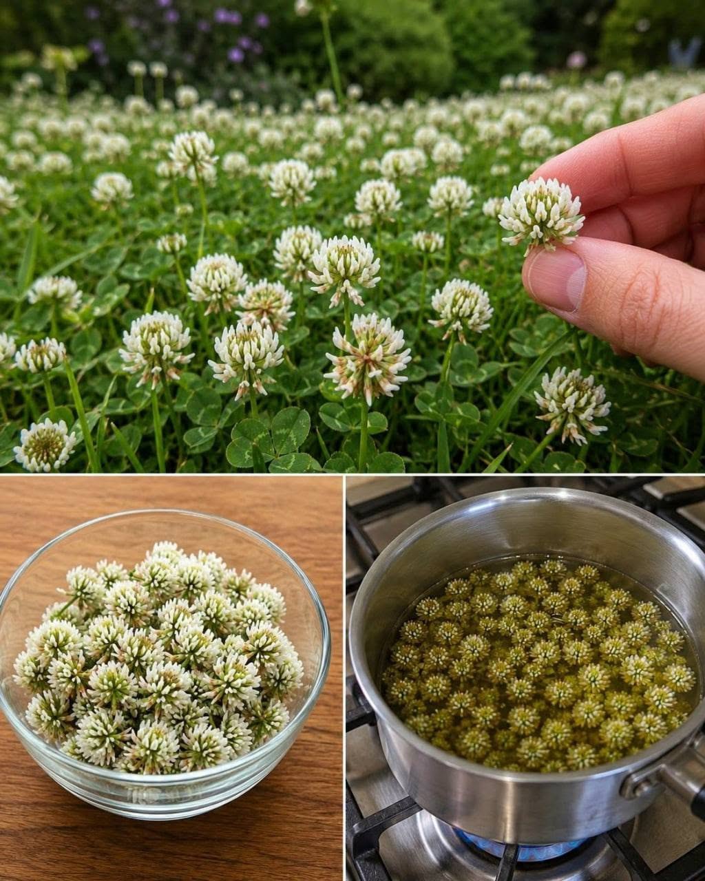 Bela detelja (Trifolium repens): 15 koristi in domača uporaba