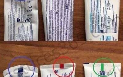 Skrivnost barvne črte na tubi zobne paste