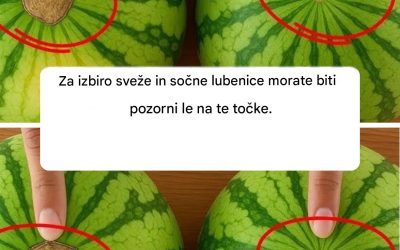 Samo poglejte te točke, da izberete sveže in sočne lubenice!