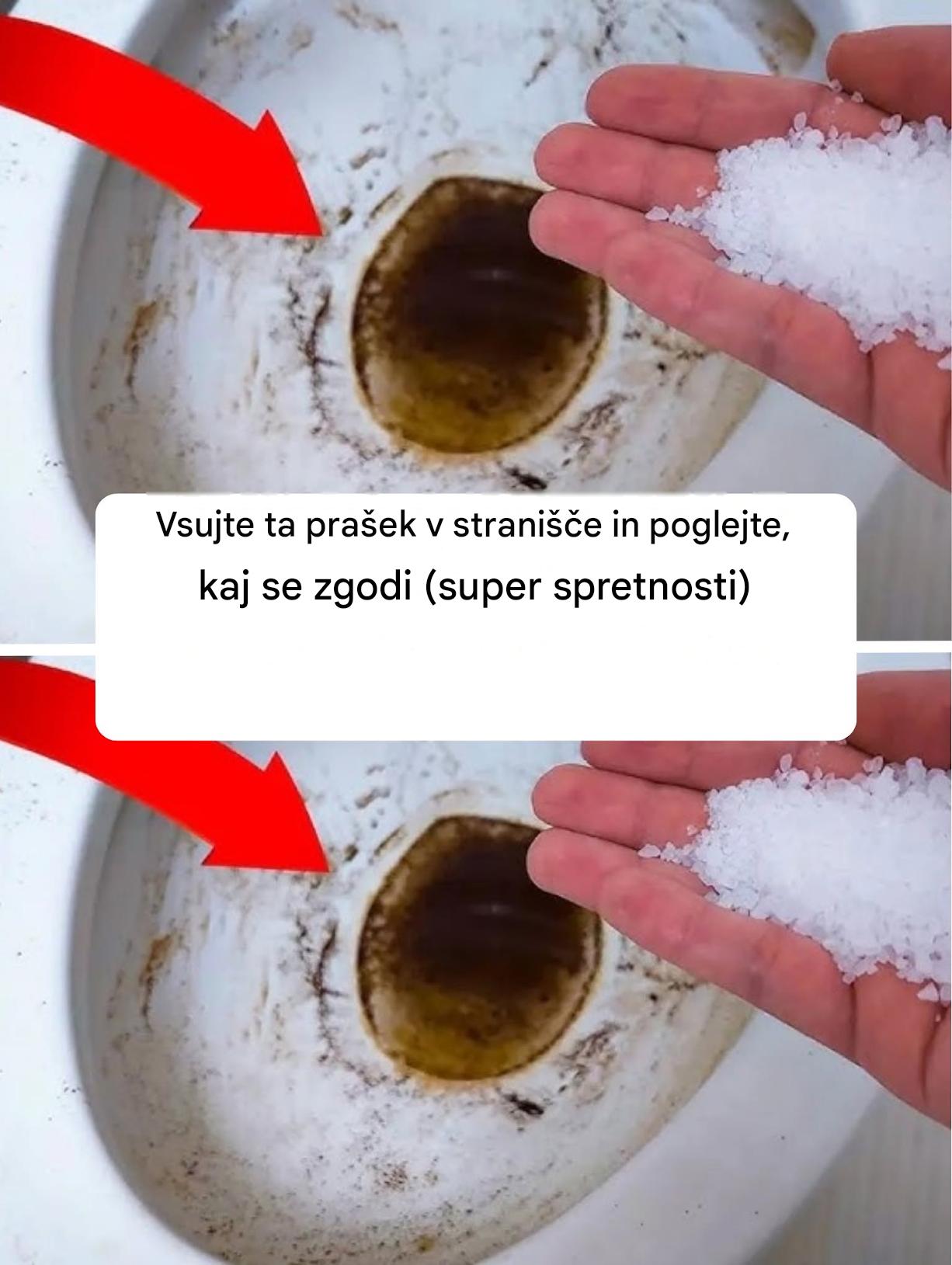 Vsujte ta prašek v stranišče in poglejte, kaj se zgodi (super spretnosti)🤯