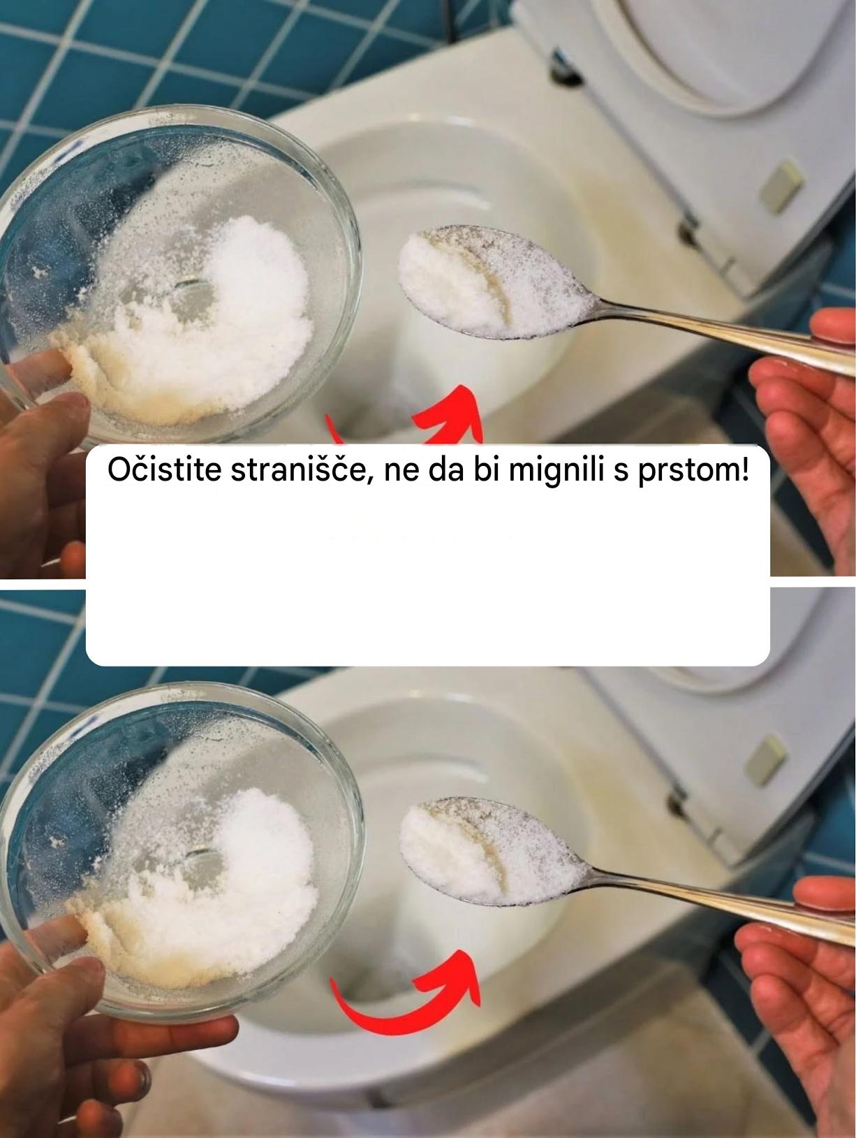 Očistite stranišče, ne da bi mignili s prstom!