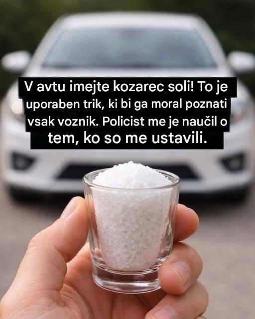 V avto dajte kozarec soli. Tukaj je razlog, zakaj bi ga moral poskusiti vsak voznik.