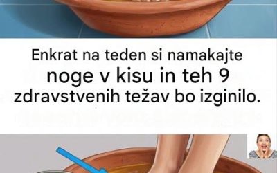 Devet vsakodnevnih skrbi, ki jih lahko vaša stopala pozabijo, zahvaljujoč namakanju s kisom enkrat na teden