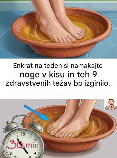 Devet vsakodnevnih skrbi, ki jih lahko vaša stopala pozabijo, zahvaljujoč namakanju s kisom enkrat na teden